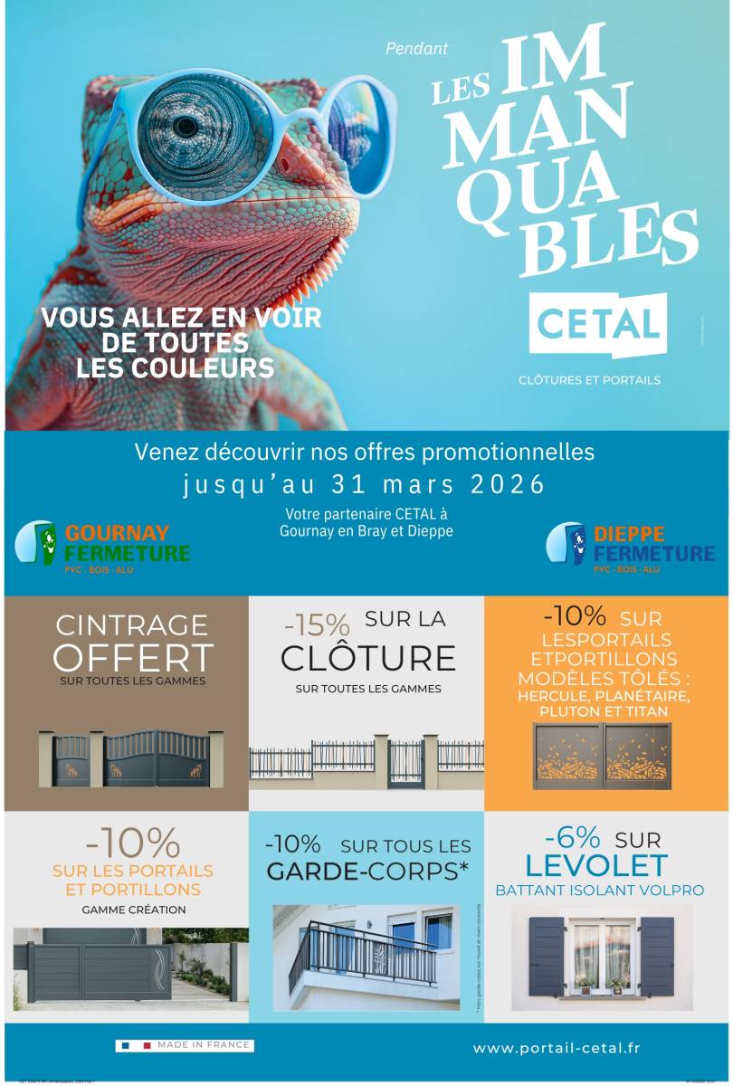 Immanquables 2026 CETAL