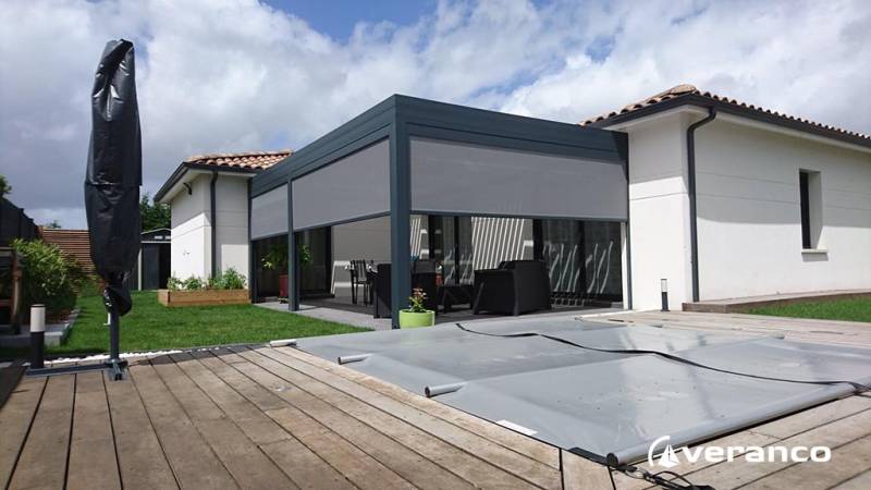 Pergola stores verticaux