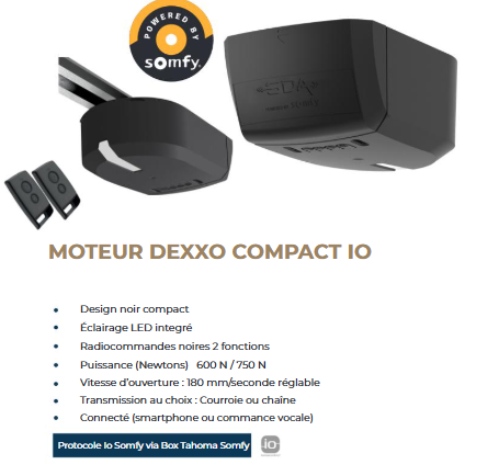 SOMFY DEXXO COMPACT IO