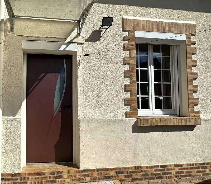 Porte Bois-Alu Méo Gournay Fermeture