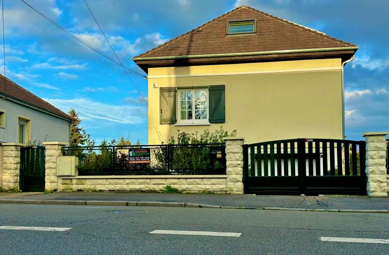 PORTAIL ALU CETAL AVEC PORTILLON BEAUVAIS GOURNAY FERMETURE