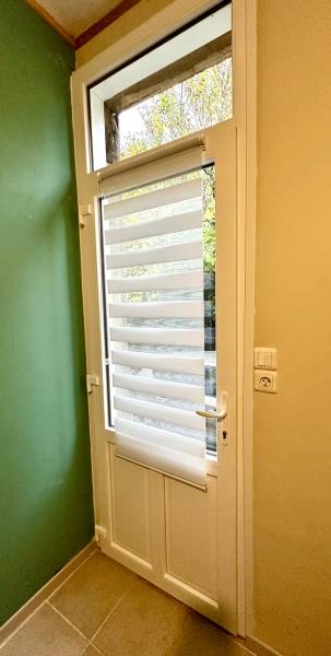 Porte d'entrée pvc blanc