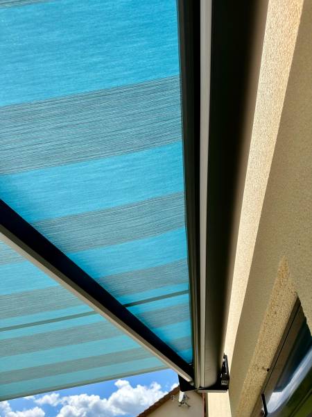 Toile Dickson Bleue Gournay Fermeture