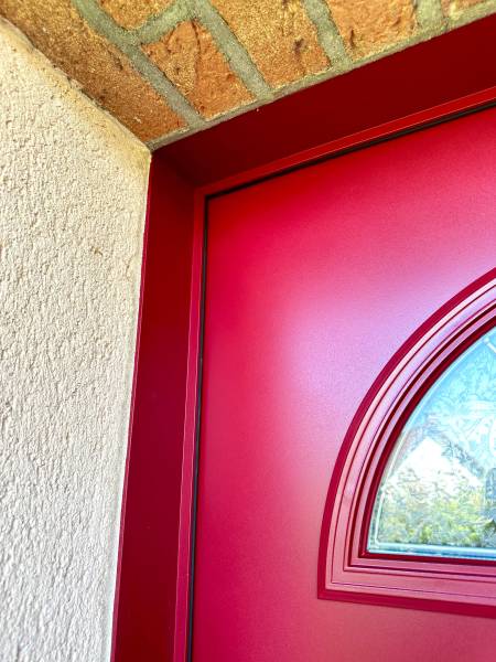 Finitions Zilten porte acier Gournay Fermeture