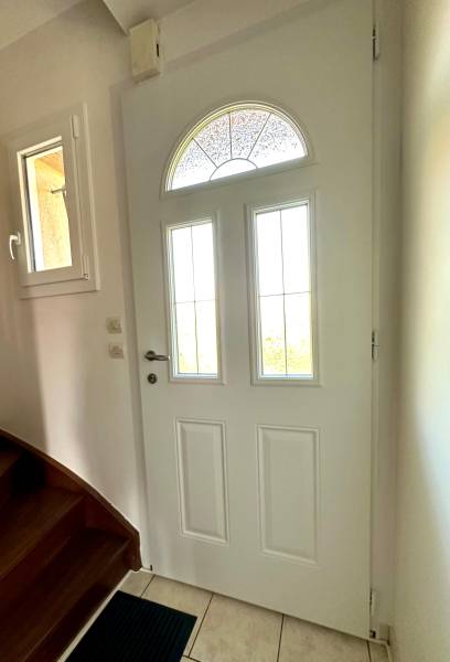 Porte acier intérieur blanc Zilten Gournay Fermeture