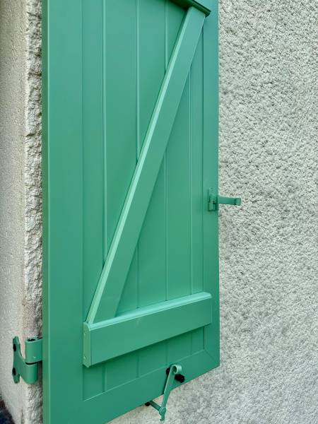 Barre et écharque volet aluminium Gournay Fermeture