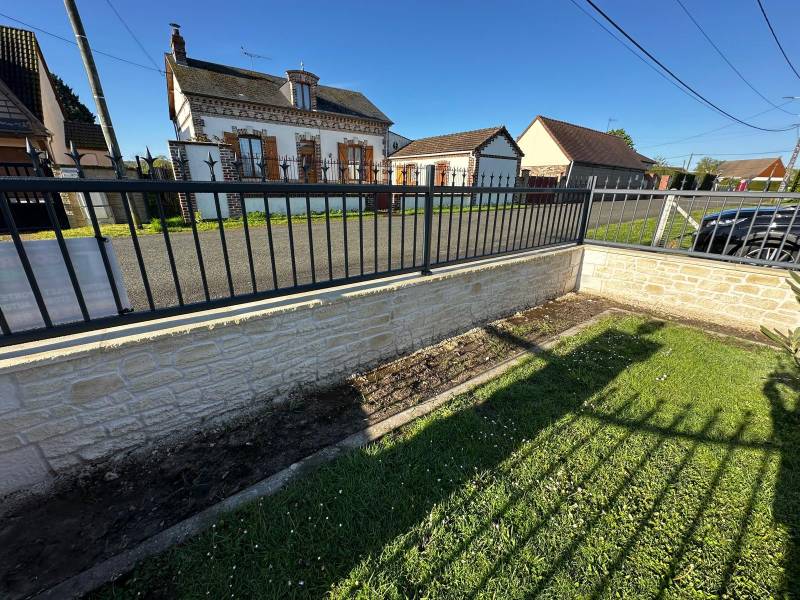 VUE INTERIEUR CLOTURE CETAL GOURNAY FERMETURE