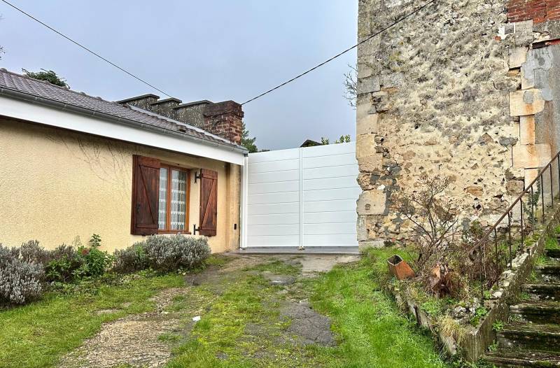 vue ensemble portail Cetal MEGA A Gournay Fermeture