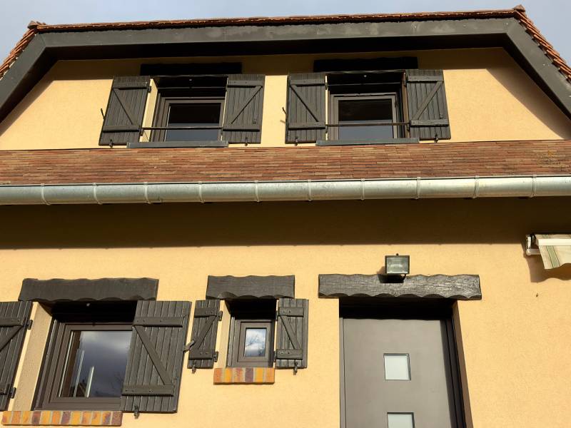 Fenêtres mixtes double vitrage avec ouvrant à la française pose dans l’Oise par Gournay Dieppe Fermeture