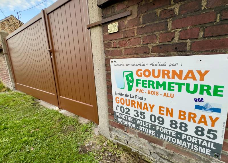 Gournay Fermeture Portail aluminium CETAL installé près de Beauvais