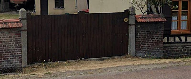 Remplacement d’un ancien portail bois par un portail aluminium CETAL près de Beauvais