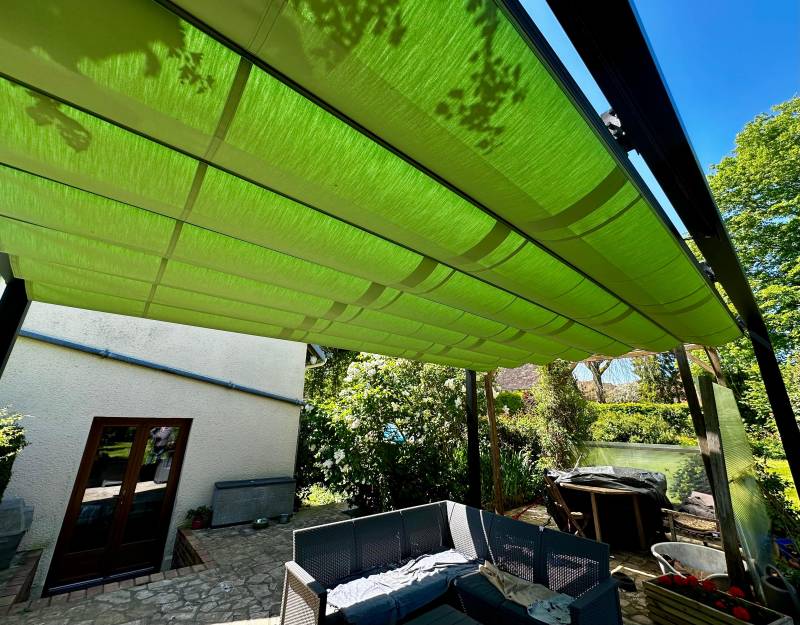 Pergolas alu toile Gaviota Gournay en Bray 