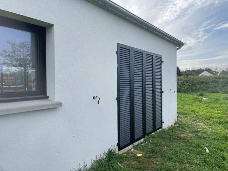 Volets battant aluminium persienne Volpro - Varengeville-sur-Mer