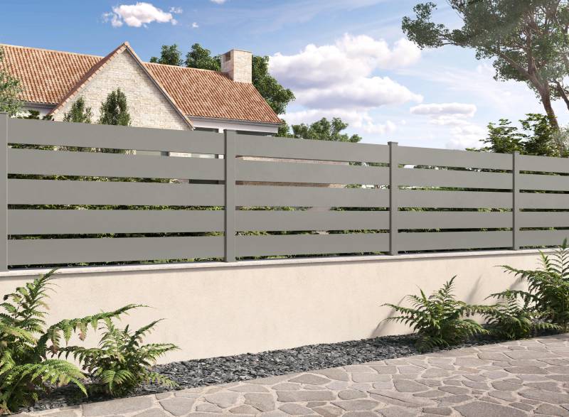 Clôture en aluminium Horizal à Gournay en Bray 