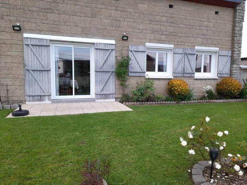 Avant volets battants façade pose à Gournay en Bray 