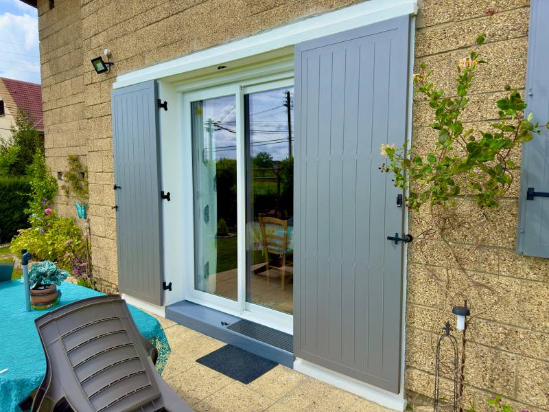Volet aluminium porte fenêtre Volpro à Gournay-en-Bray