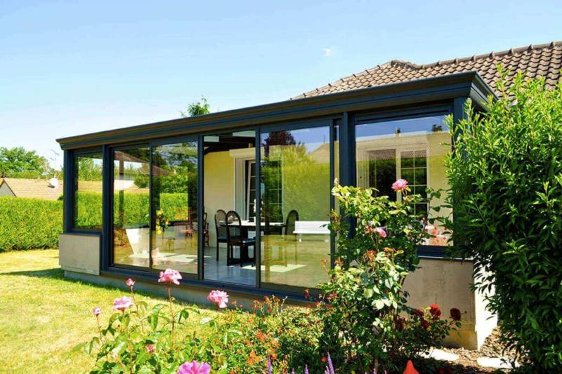 Véranda Topaze vue droite